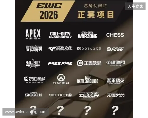 2026电竞世界杯宣布已确认20个正赛项目